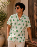 Green Turtle Printed Shirt
