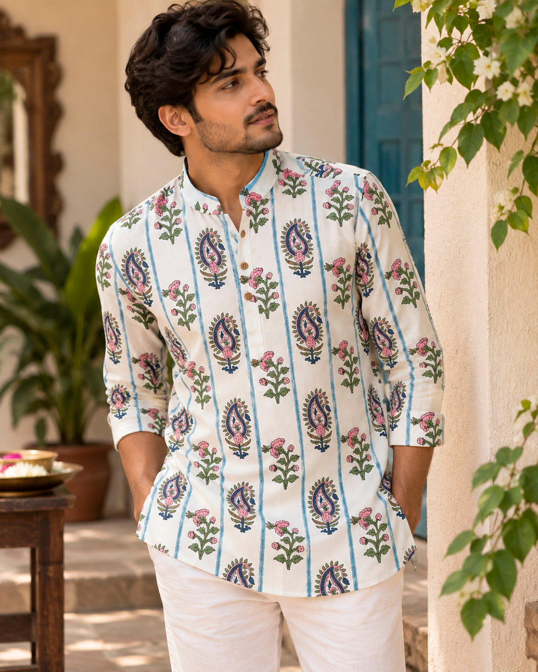 Gulab Buti Printed Kurta