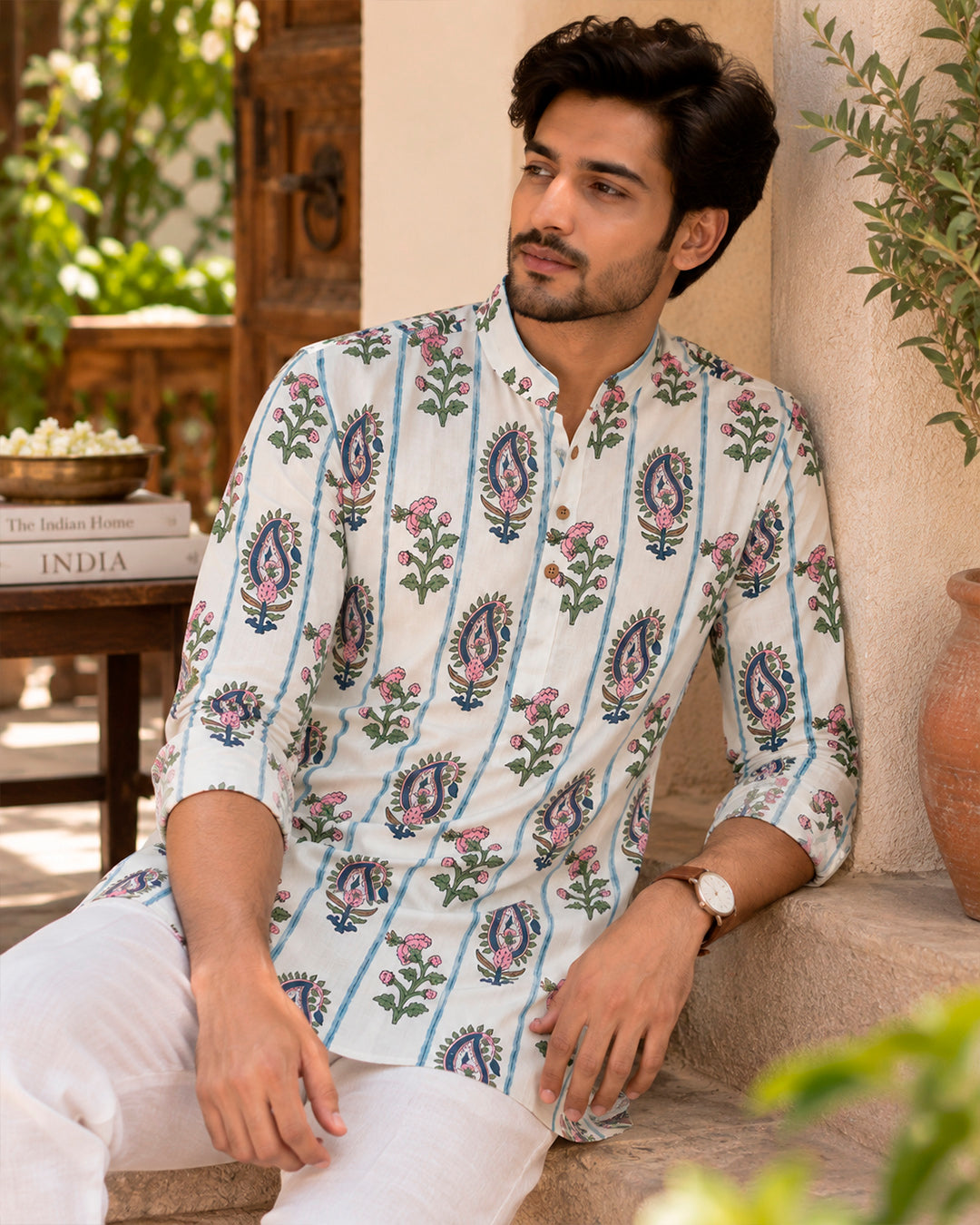 Gulab Buti Printed Kurta