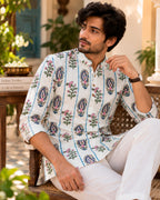 Gulab Buti Printed Kurta