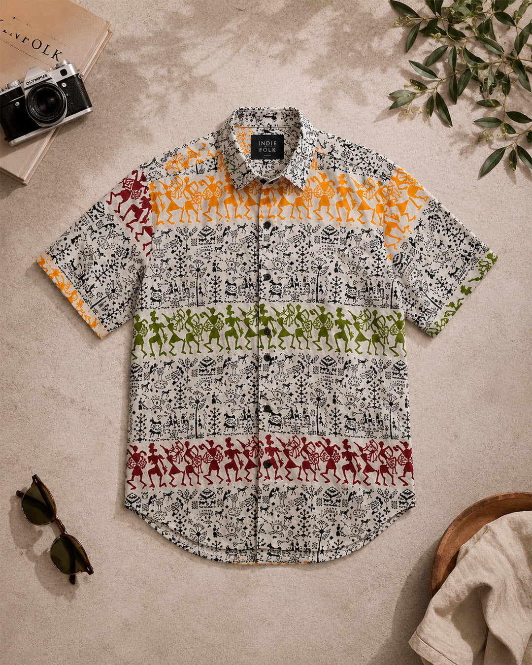 Warli Folk Art Printed Shirt