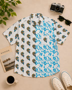 Fish and Water Shirt with Pocket