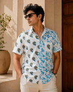 Fish and Water Shirt with Pocket