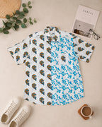 Fish and Water Shirt with Pocket