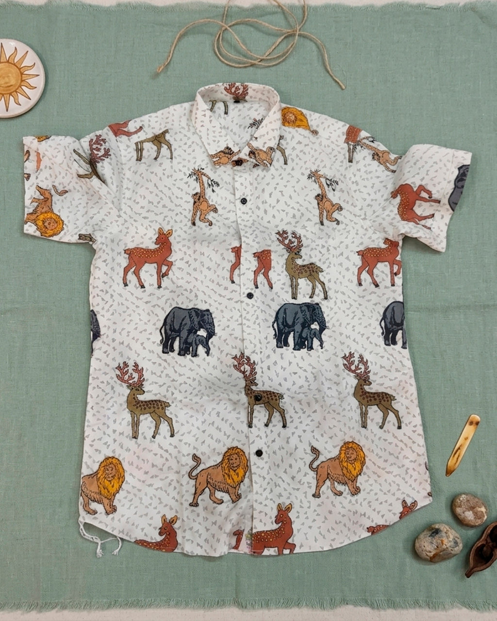 Safari Animals Printed Shirt