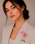 Flamingo Brooch