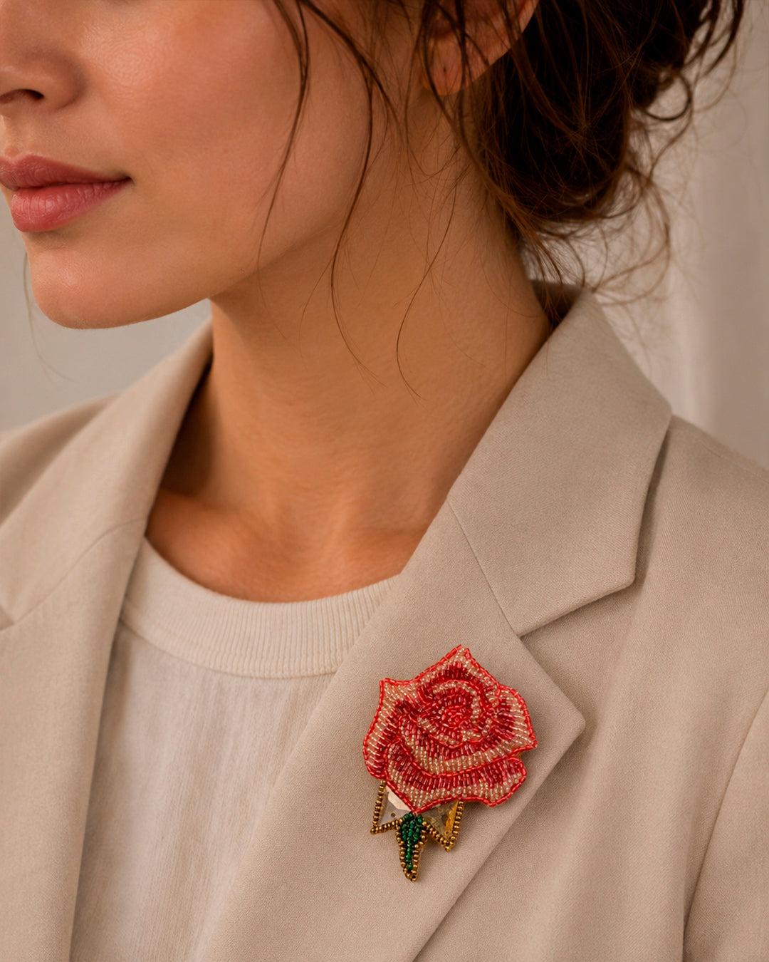 Rose Brooch
