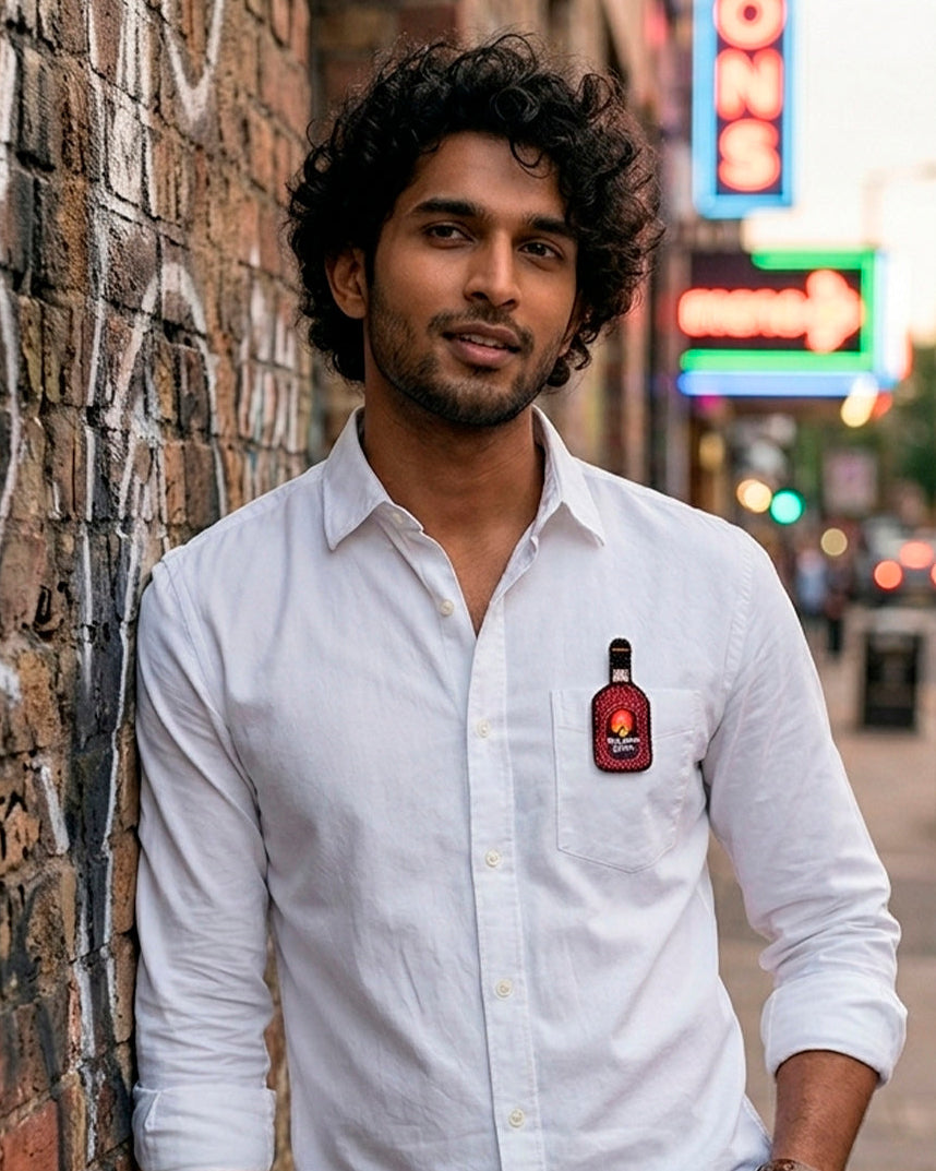 Old Monk Brooch