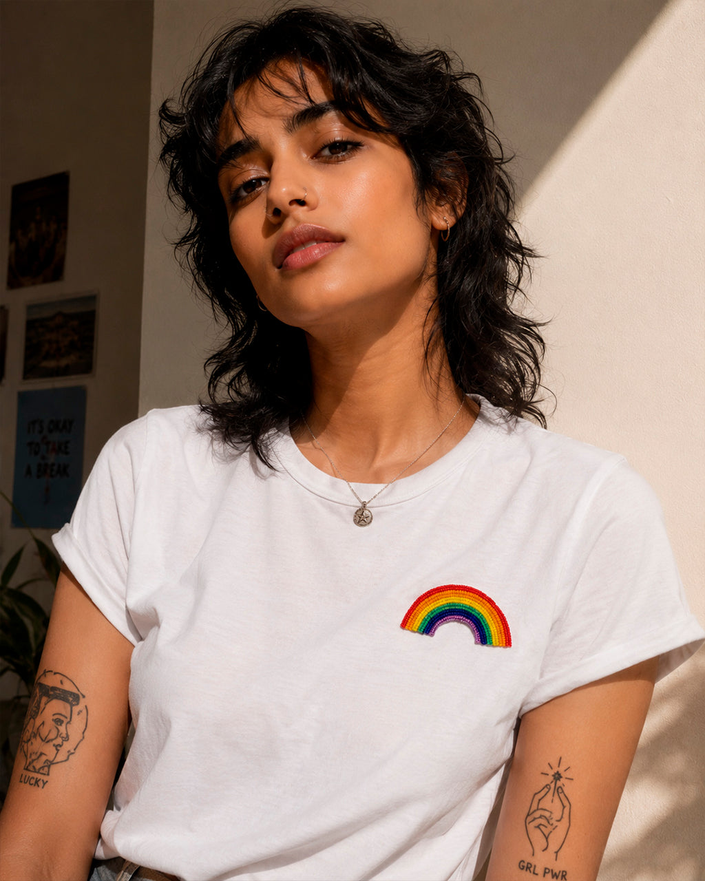 Pride Rainbow Brooch