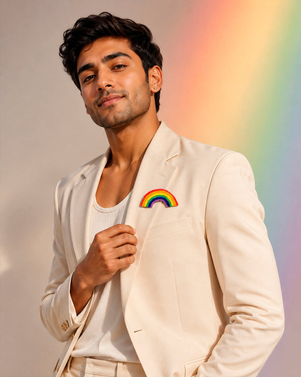 Pride Rainbow Brooch