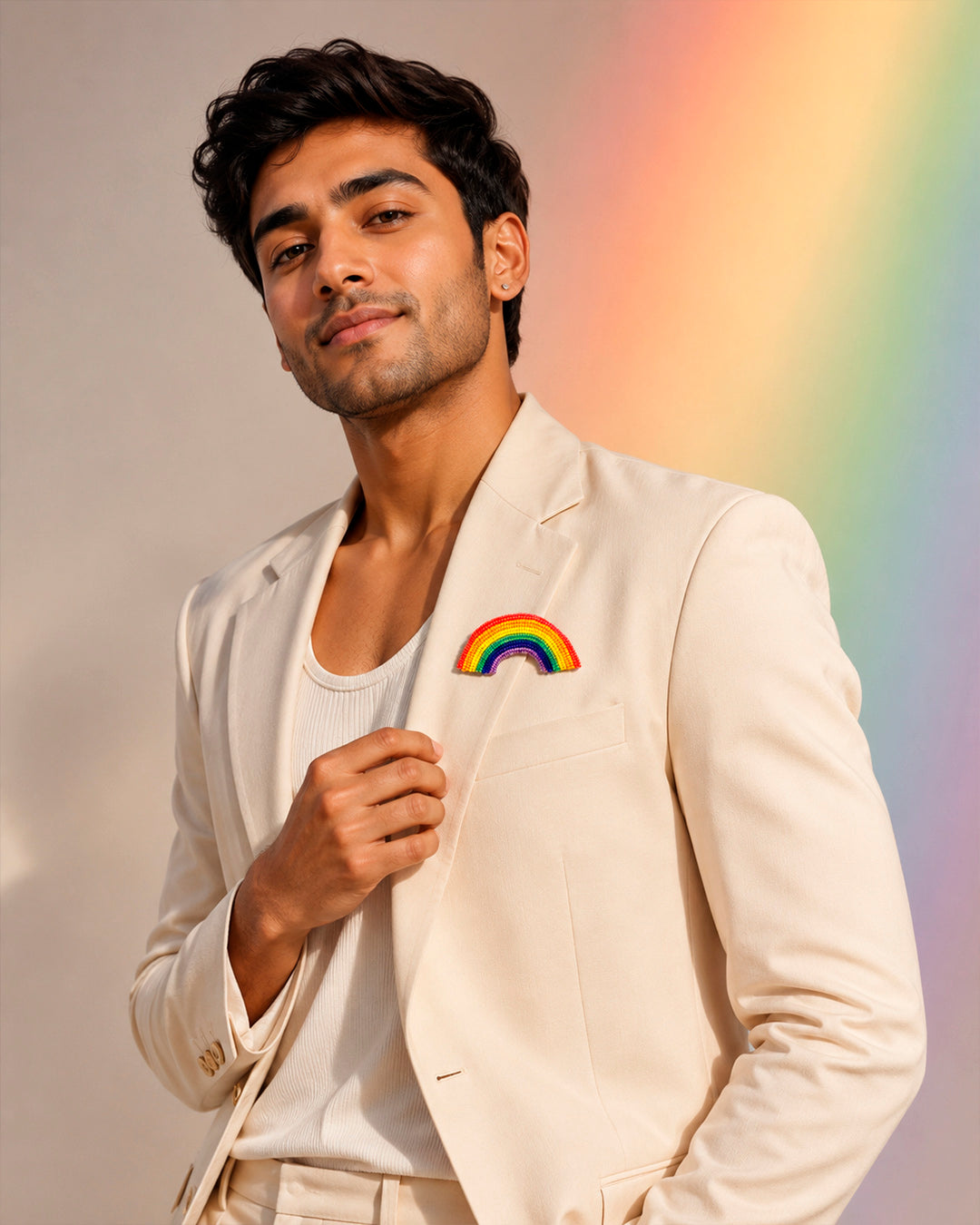 Pride Rainbow Brooch