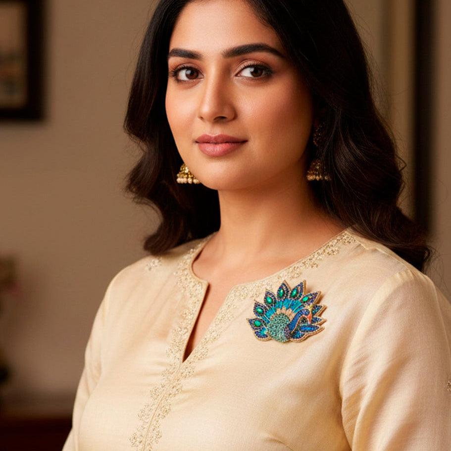 Mayouri  Brooch  Pin