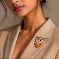 Owlet Brooch