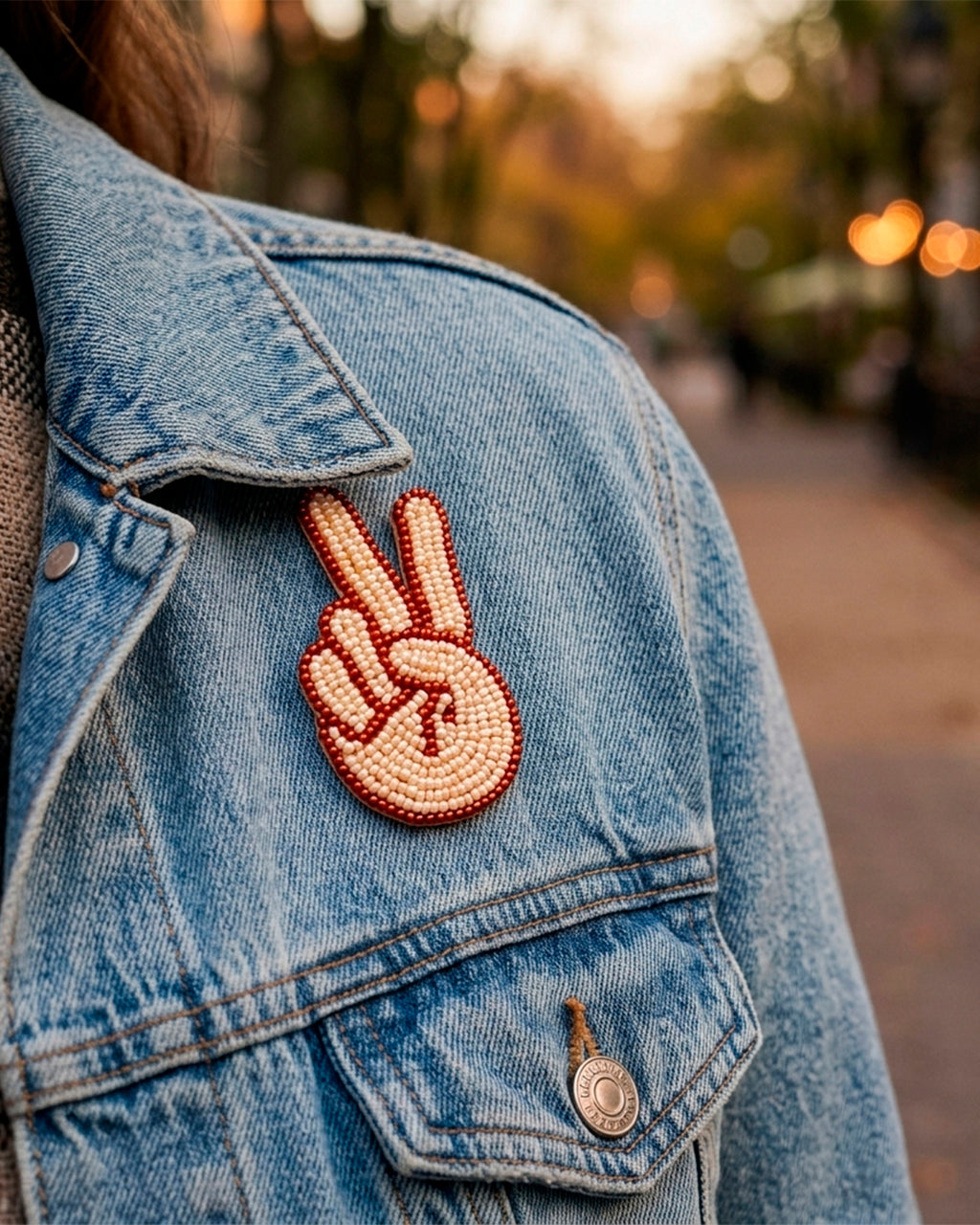 Peace Brooch 2