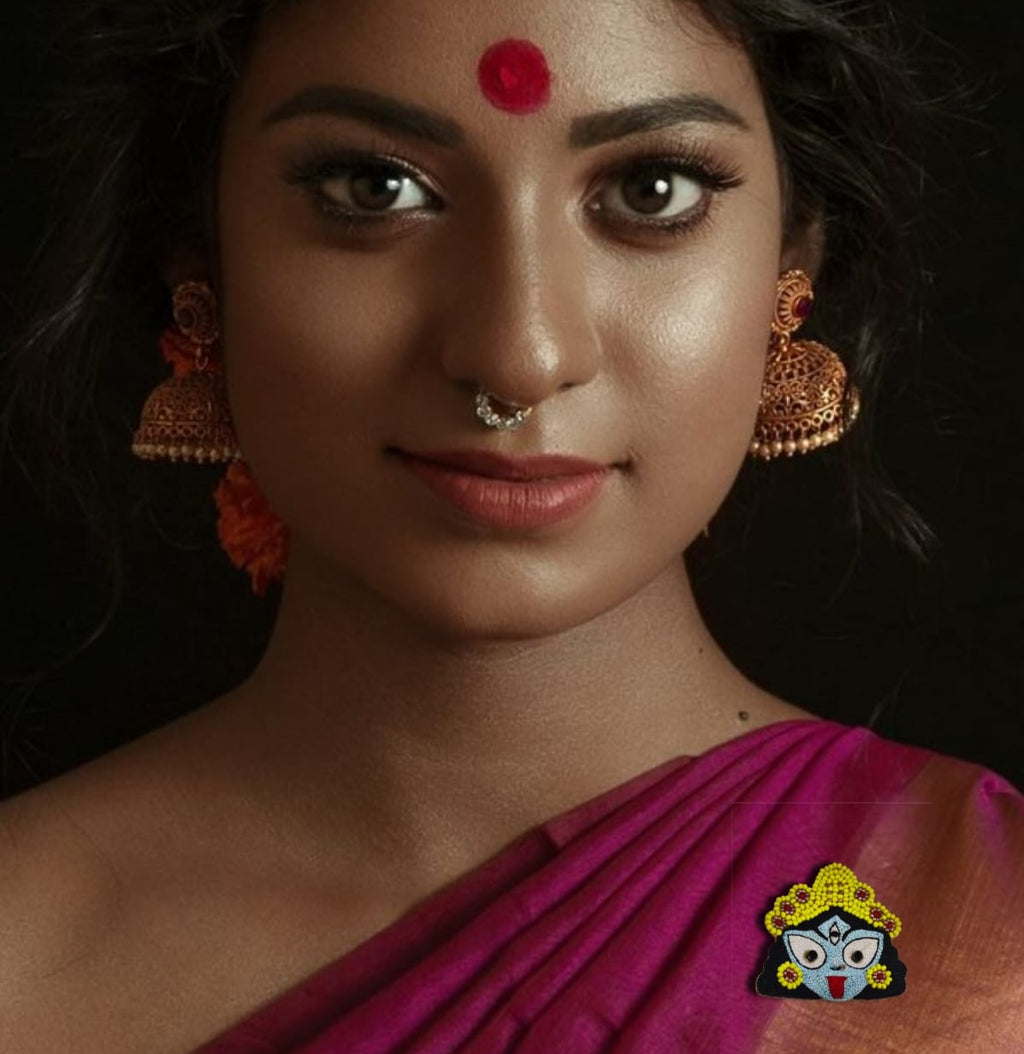 Dakshina Kali Brooch Pin