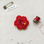 Hibiscus Brooch Pin