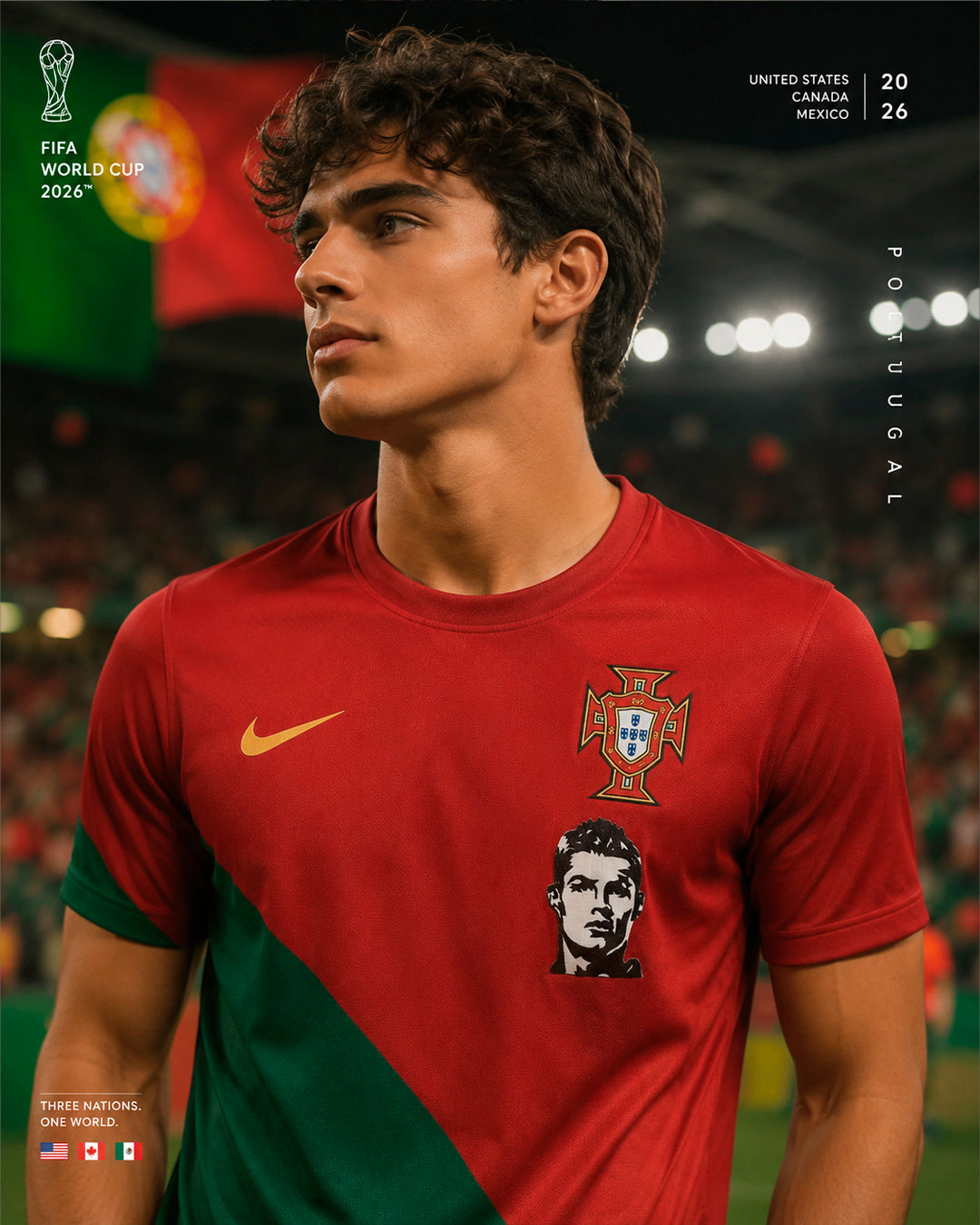 Cristiano Ronaldo Brooch