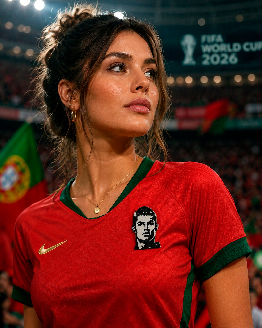 Cristiano Ronaldo Brooch