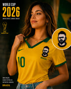 Jr. Neymar Brooch