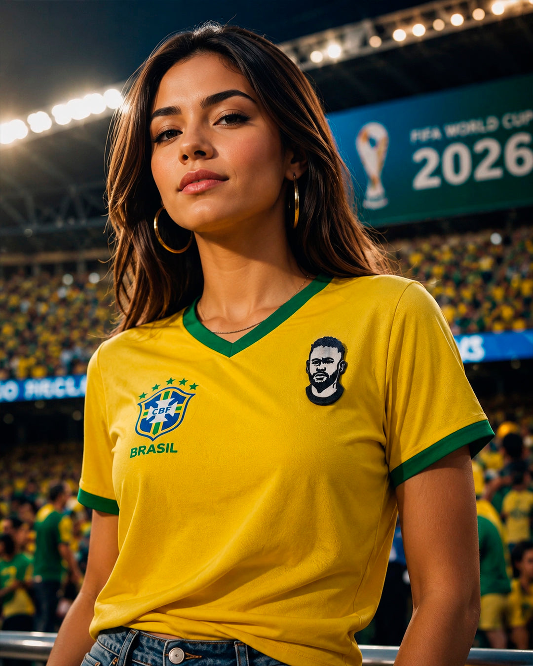 Jr. Neymar Brooch