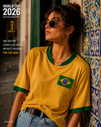 Brazil Flag Brooch