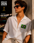 Brazil Flag Brooch