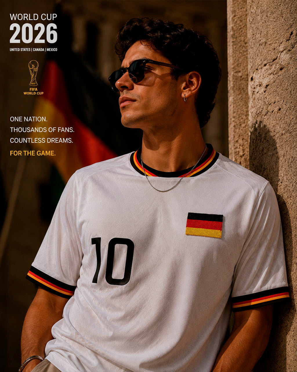Germany Flag Brooch