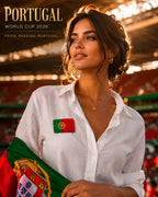 Portugal Flag Brooch