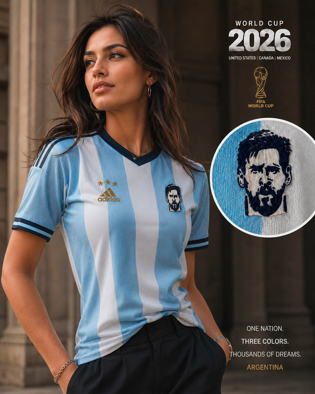 Leo Messi Brooch
