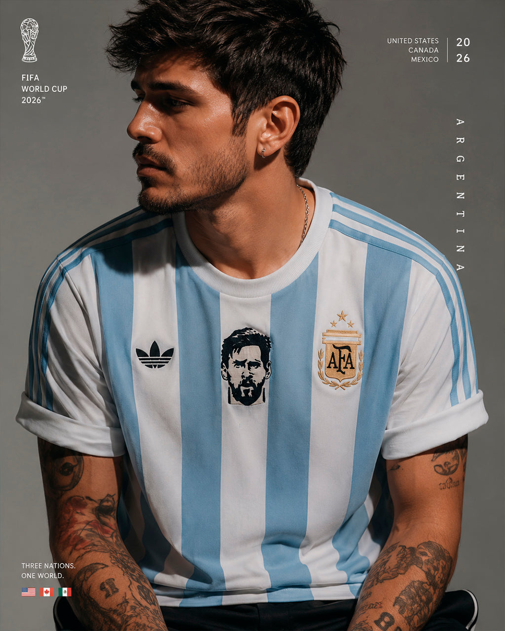 Leo Messi Brooch