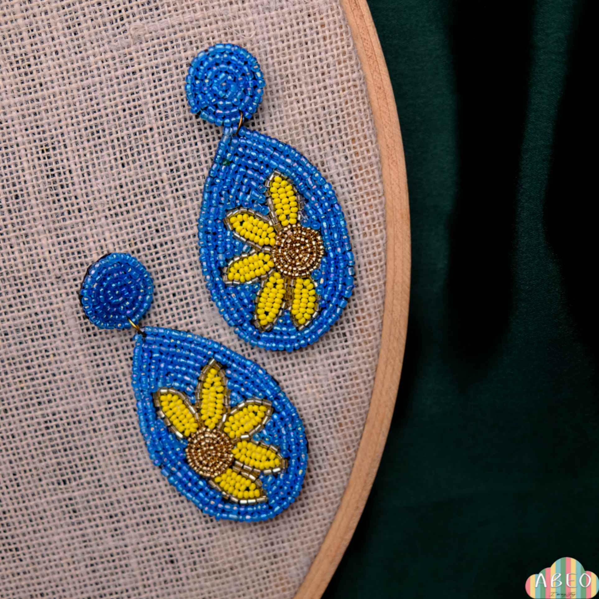 Blue Drop Earring