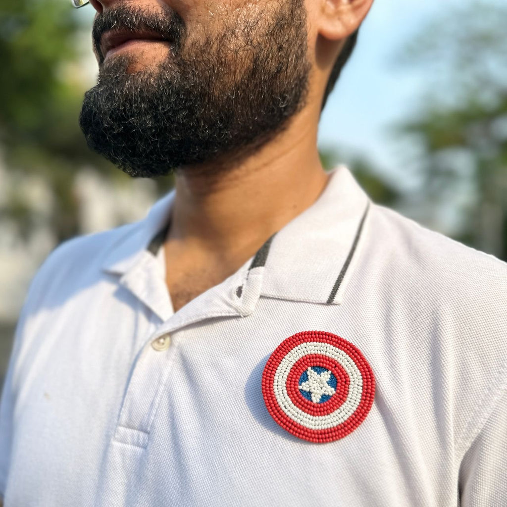 Captain America Brooch