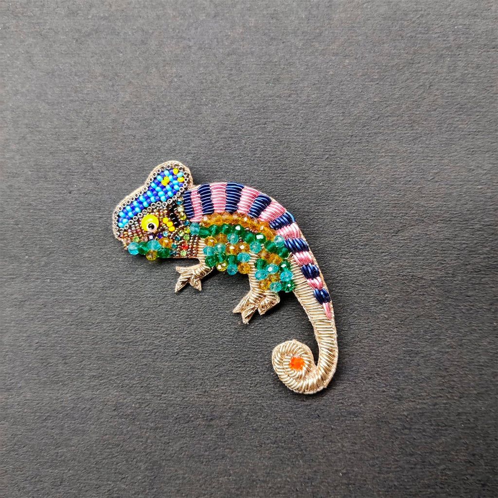 Chameleon Brooch Pin