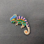 Chameleon Brooch Pin