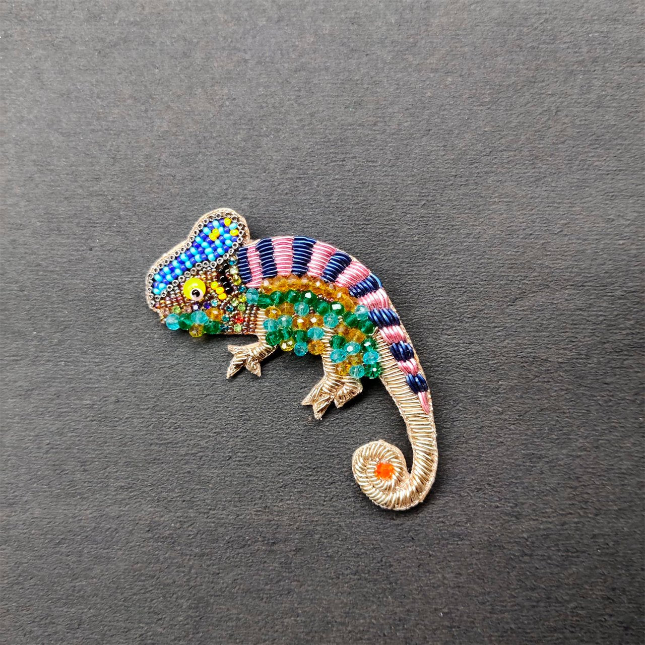 Chameleon Brooch Pin
