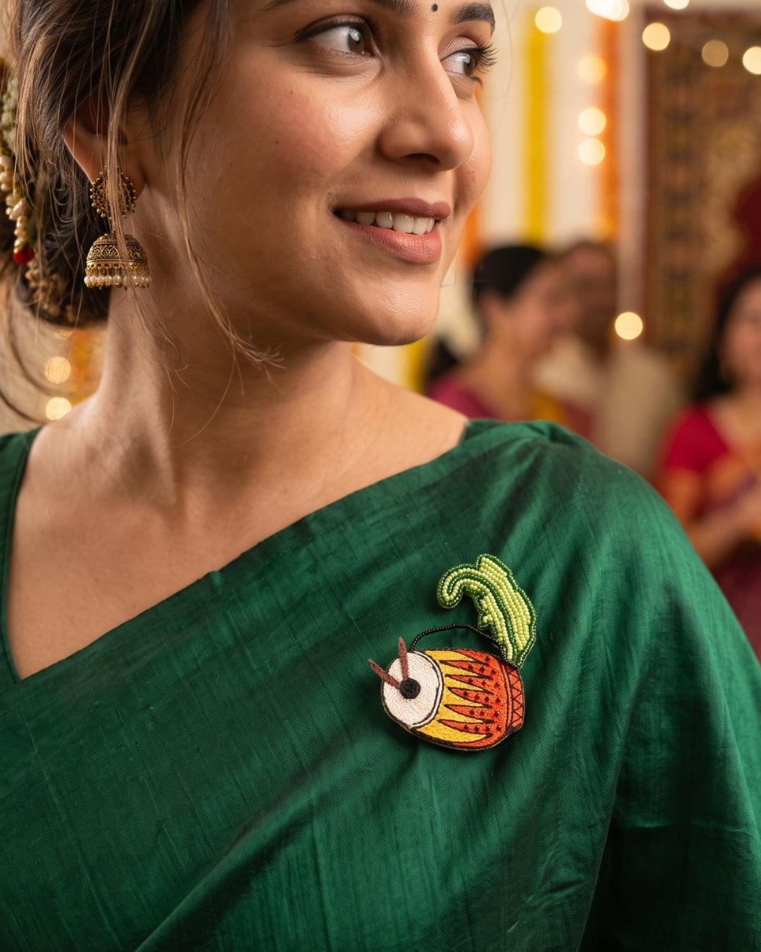 Dhak Brooch
