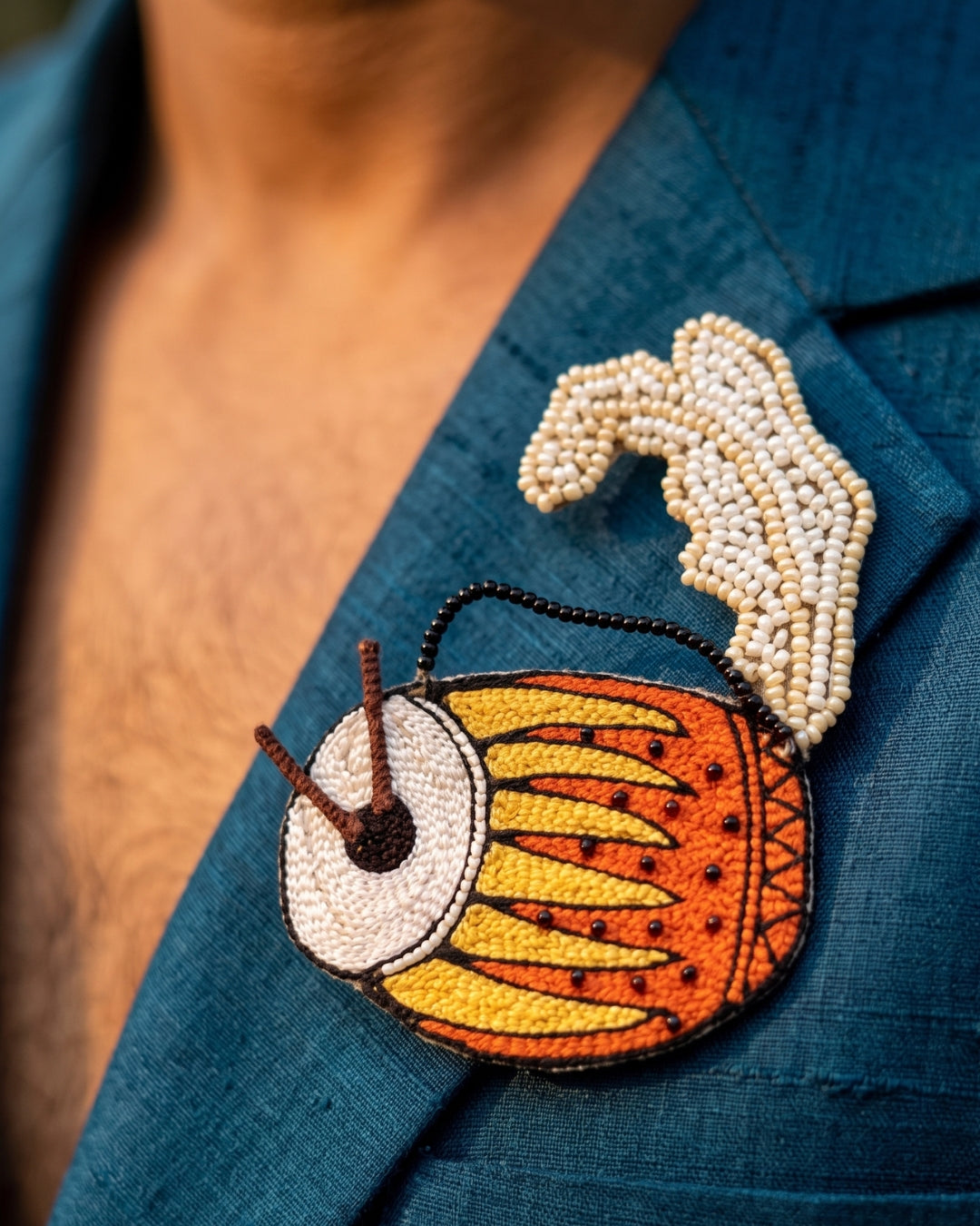 Dhak Brooch