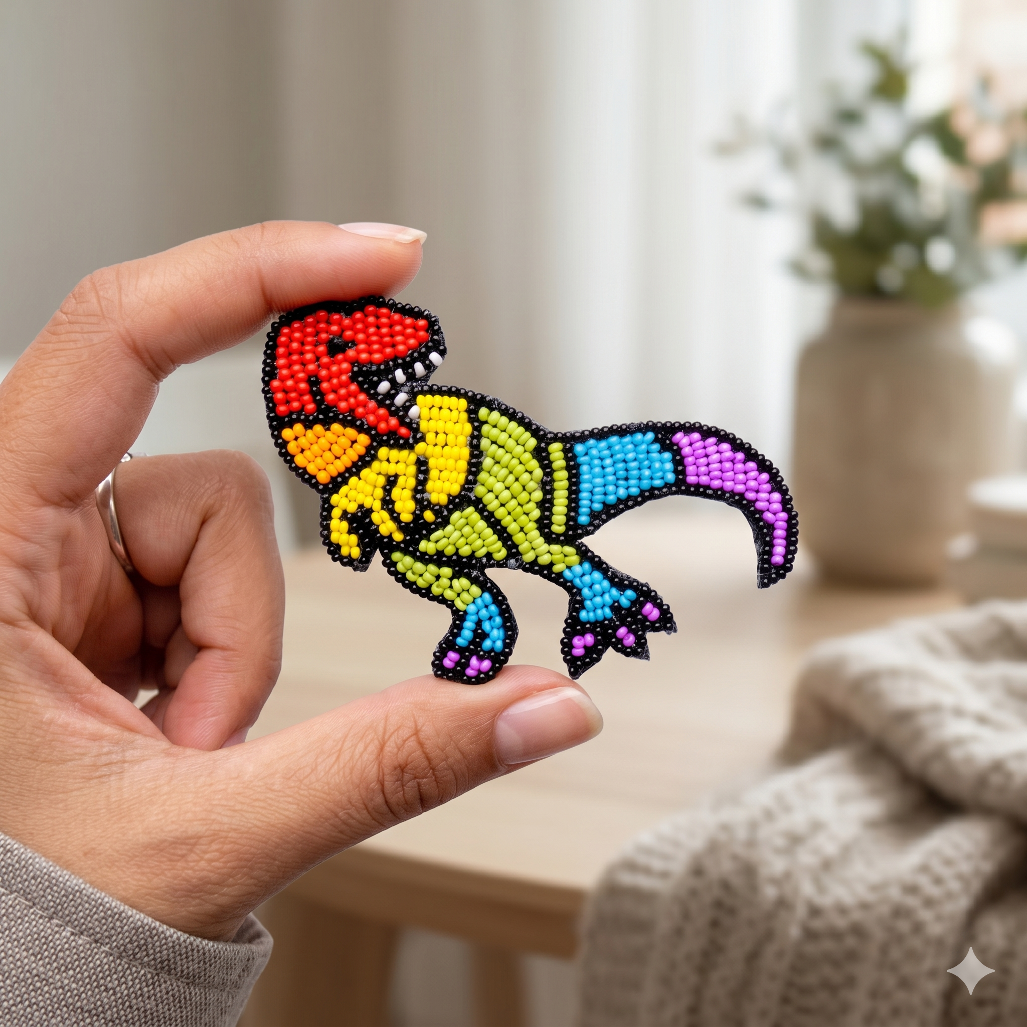 Dino Brooch