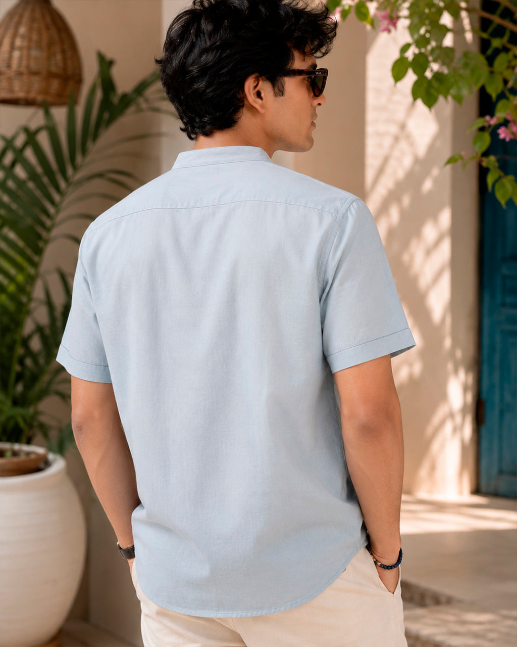 Obsession Embroidered Half Shirt