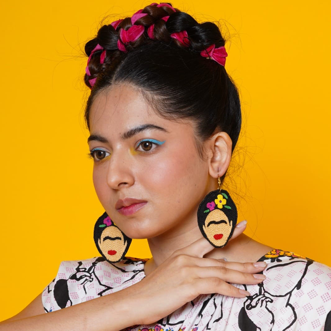 Frida Kahlo Handmade Earring