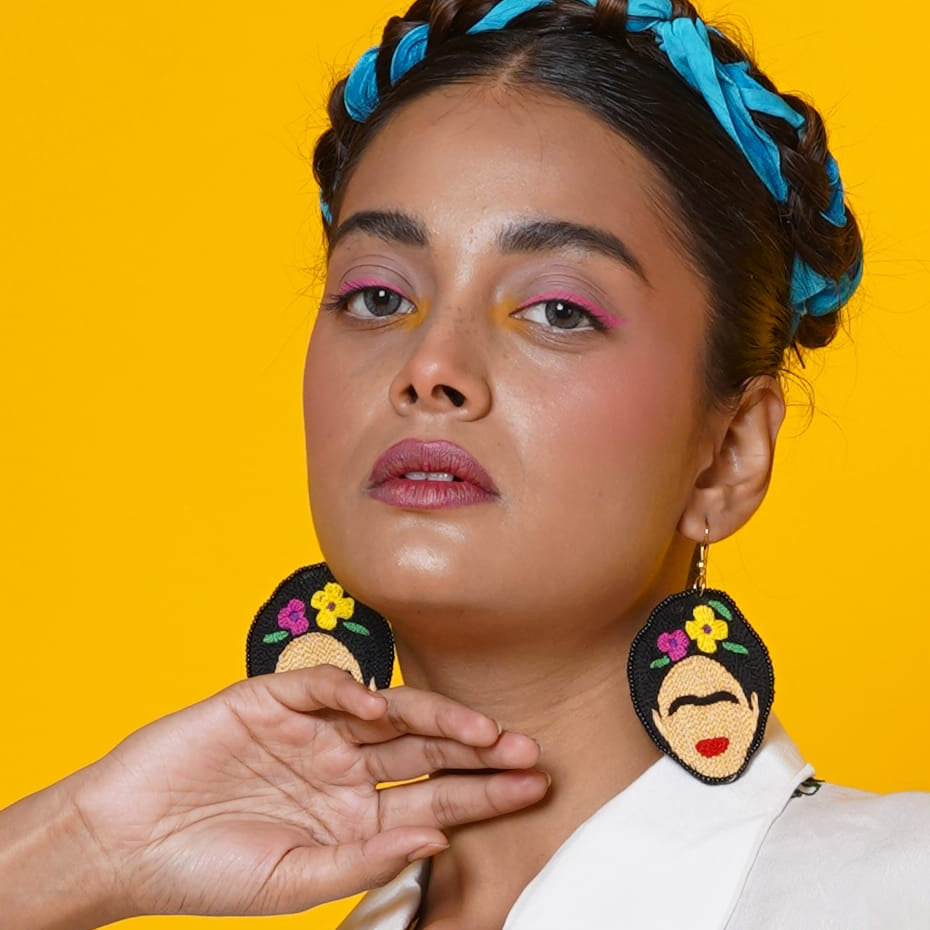 Frida Kahlo Handmade Earring