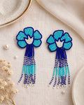 Tulip Blue Earring