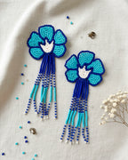 Tulip Blue Earring