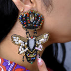 Queen Bee Bead Earring