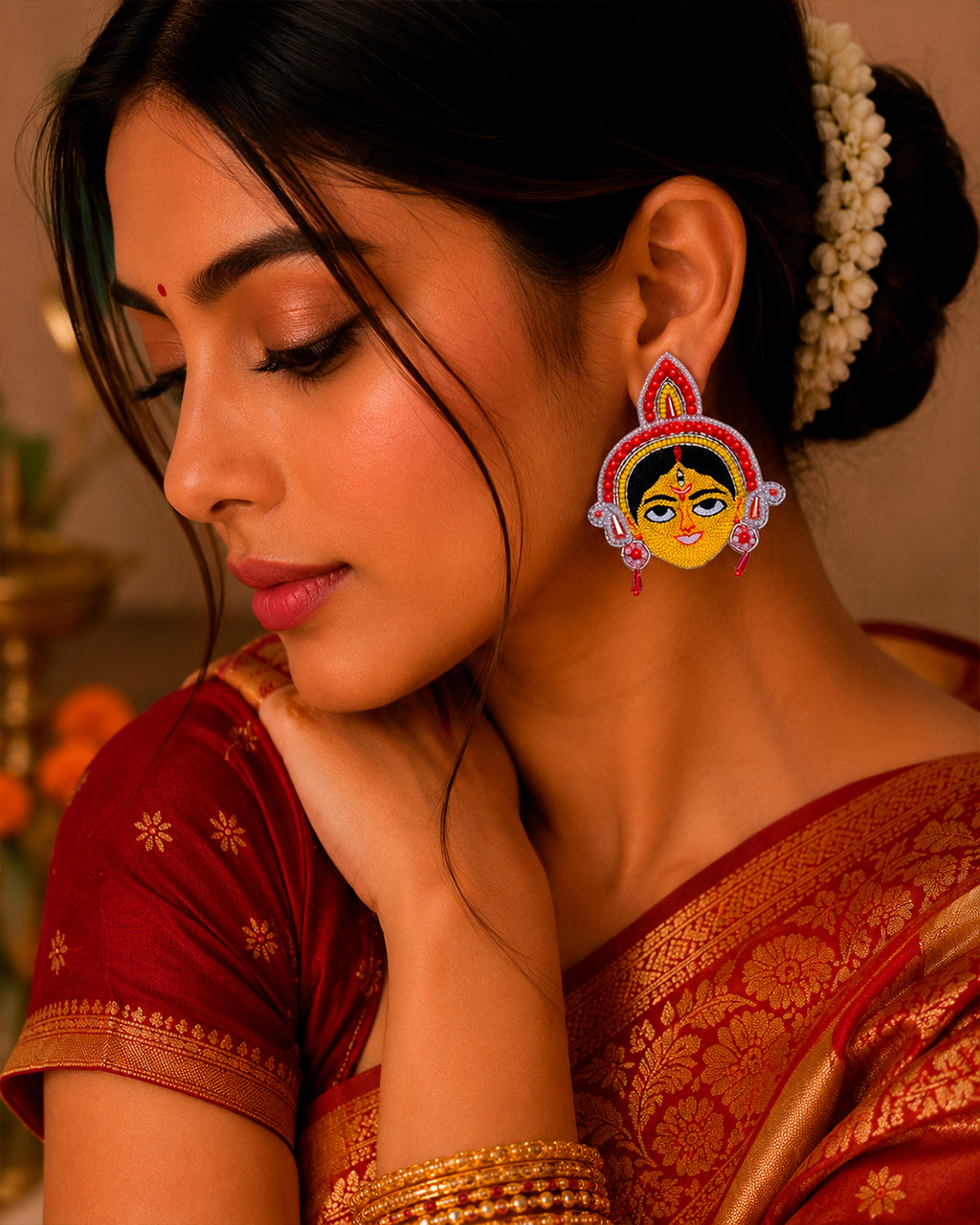 Devi Durga Earring