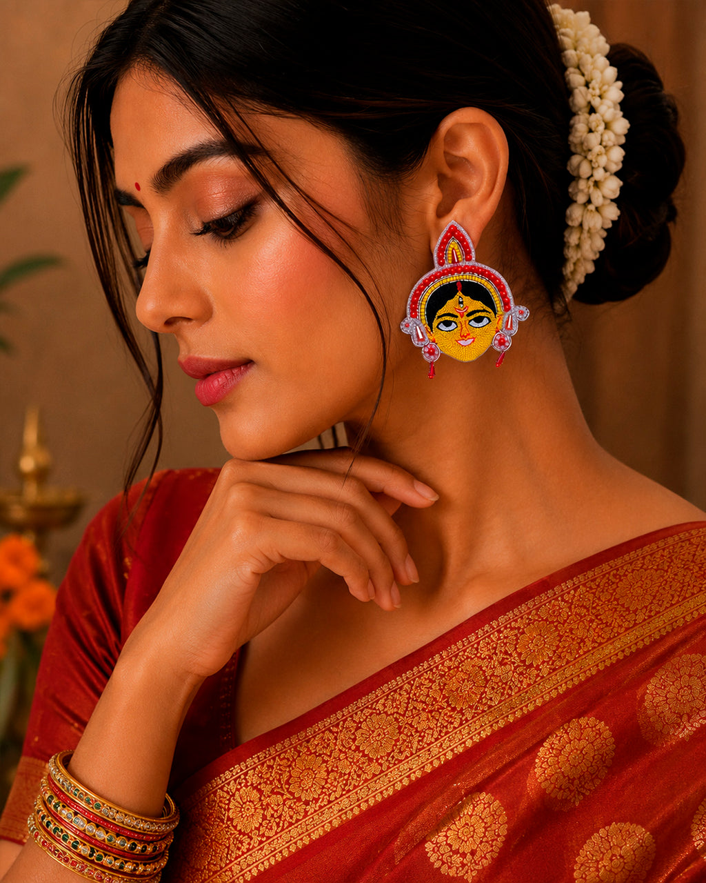 Devi Durga Earring