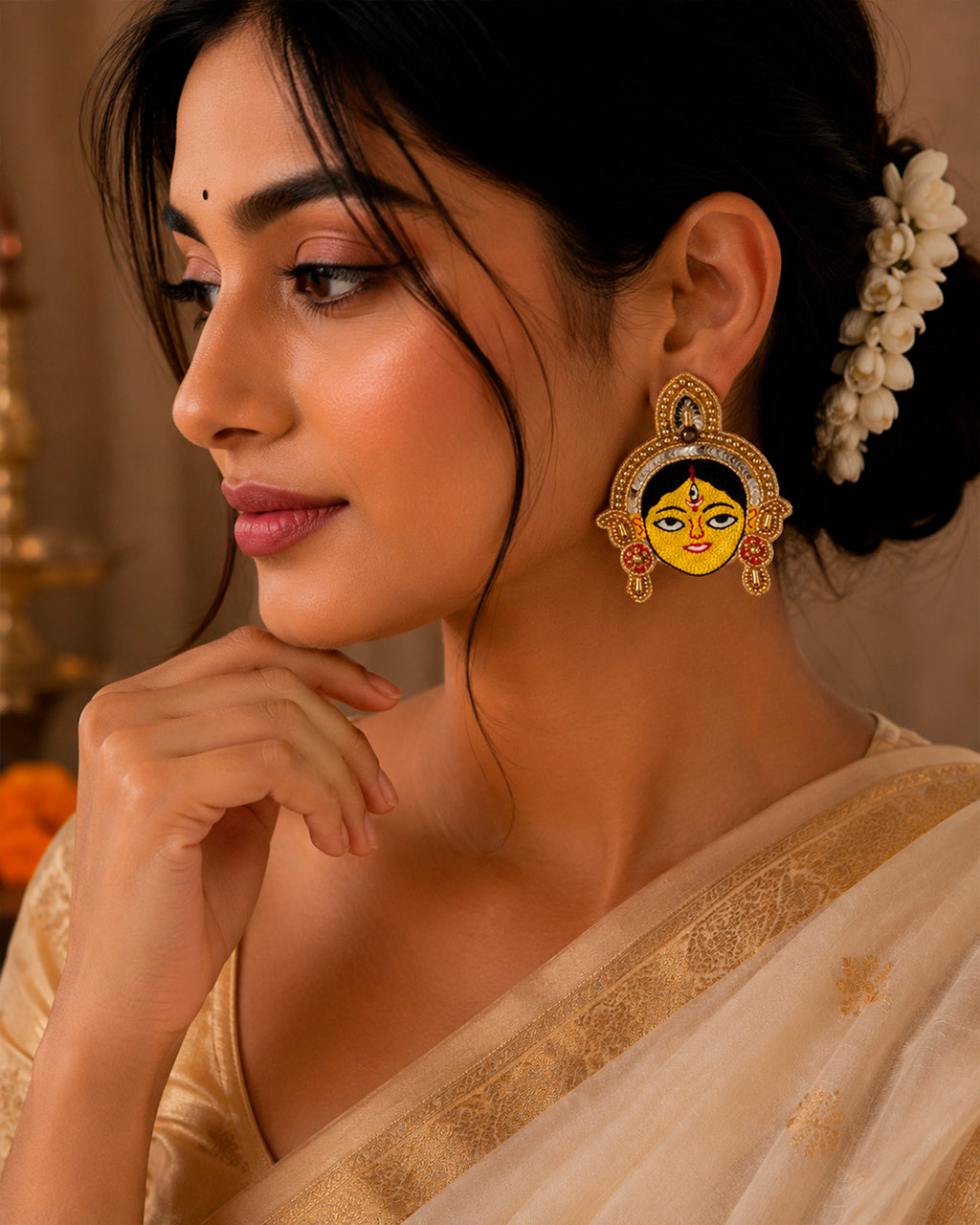Joy Maa Durga Earrings