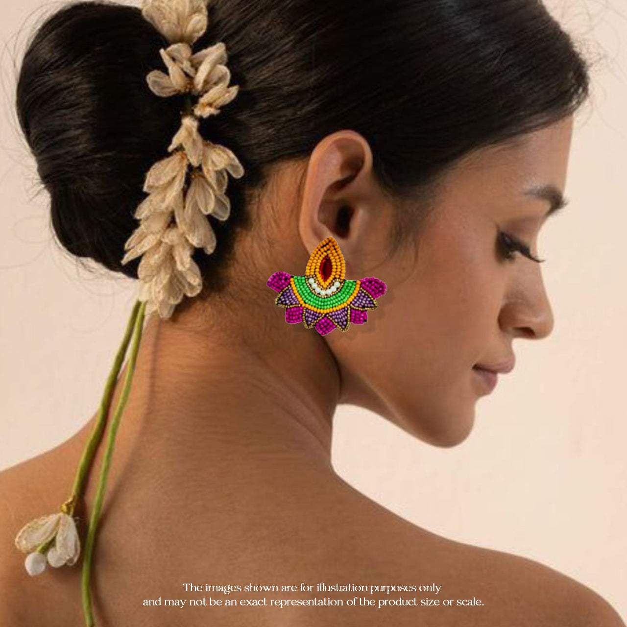 Diya Bead Earring