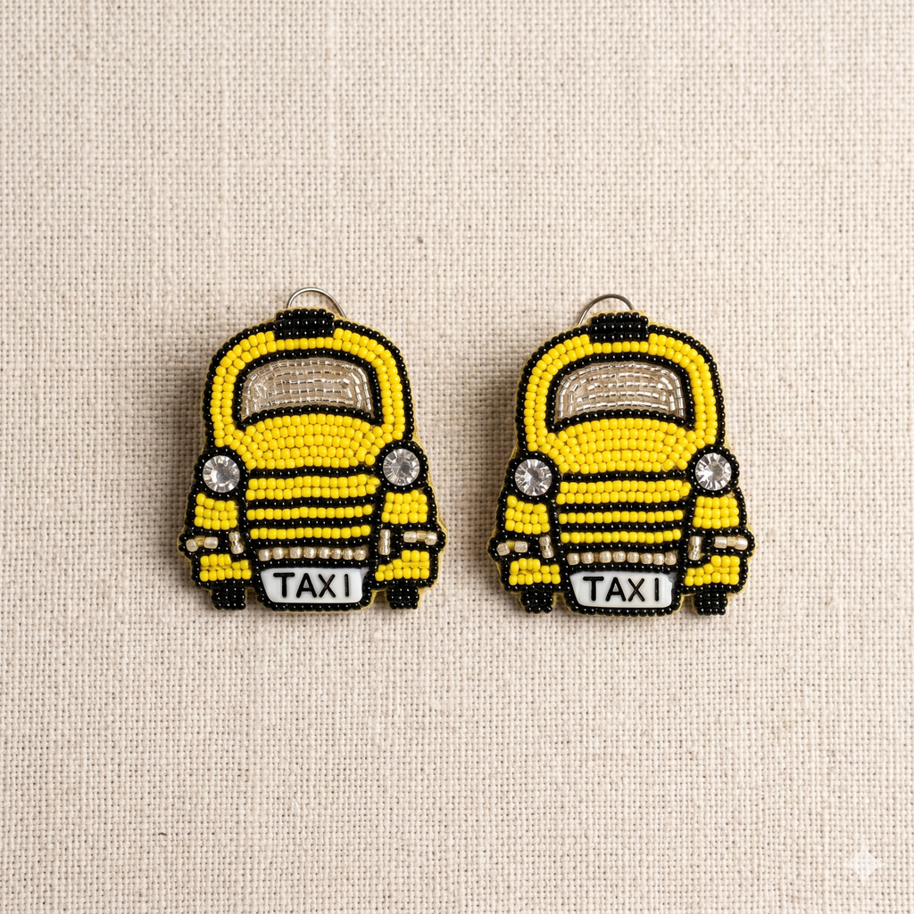 Kolkata Taxi Earring