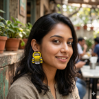 Kolkata Taxi Earring